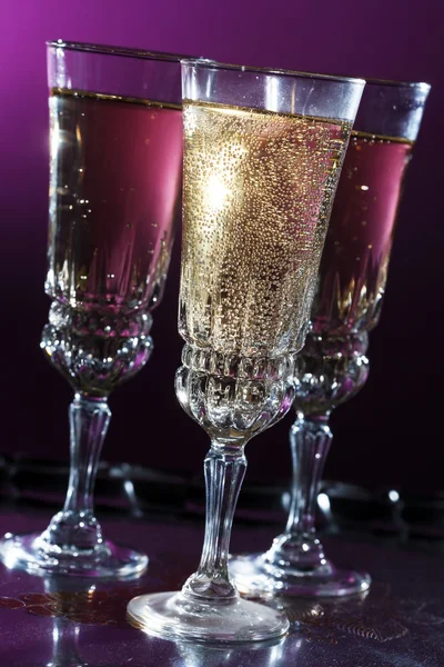 Glas champagne — Stockfoto