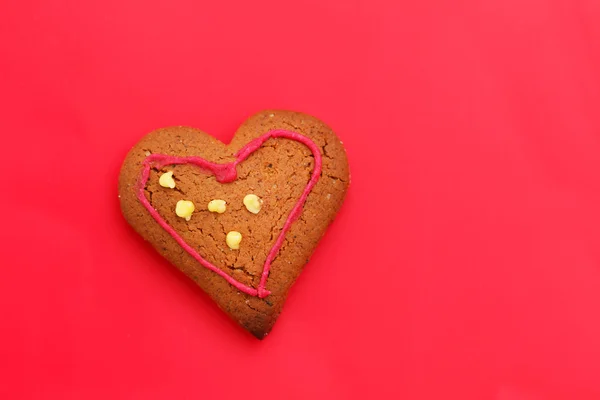 Srdce cookie — Stock fotografie