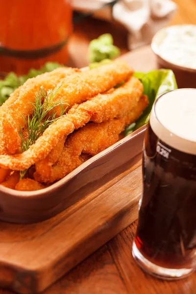 Food in the pub — Stock Photo, Image