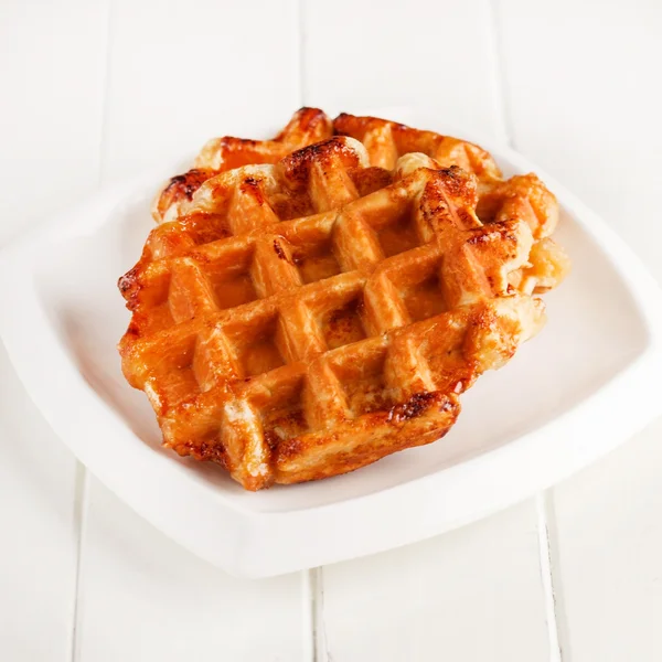 Belgian waffle — Stock Photo, Image