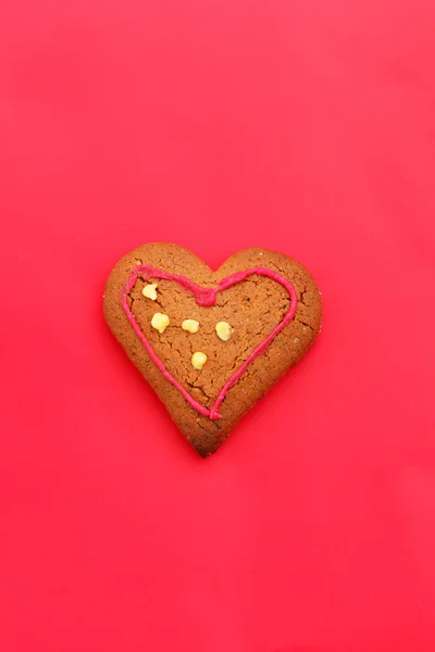 Hjärtat cookie — Stockfoto