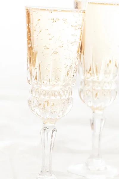 Flöjter champagne — Stockfoto