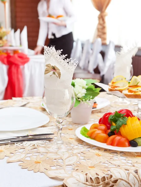 Boda mesa ajuste — Foto de Stock