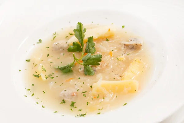 Leckere Suppe — Stockfoto