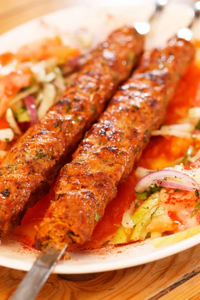 Kebab on skewers — Stock Photo, Image