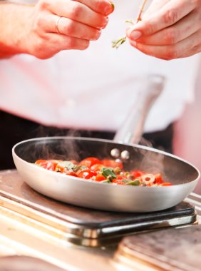 Chef iş başında