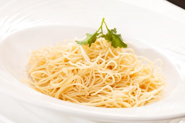 Pasta with cheese — Stock Photo, Image