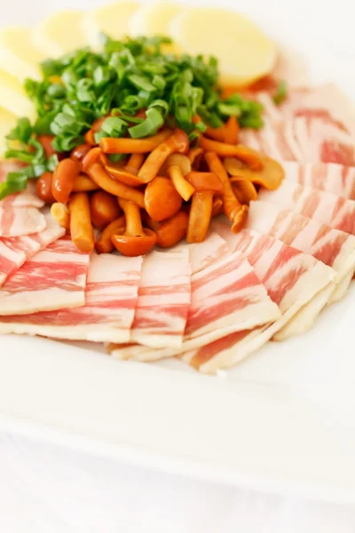 Antipasto con fungo — Foto Stock