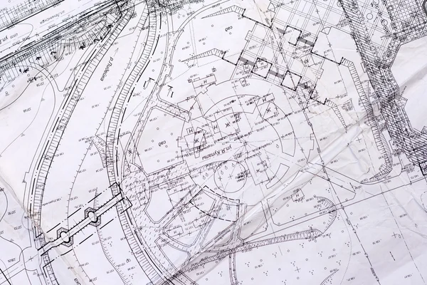 Stary plan miasta — Zdjęcie stockowe