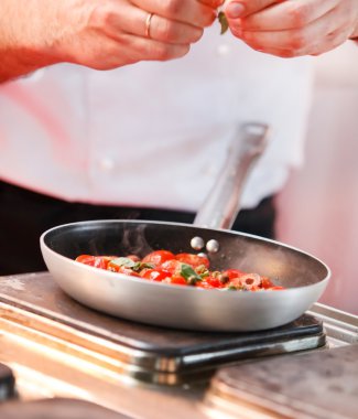 Chef iş başında