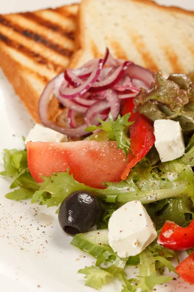 Griechischer Salat — Stockfoto