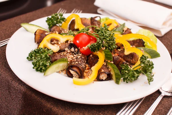 Eggplant rolls — Stock Photo, Image