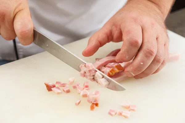 Chef al lavoro — Foto Stock