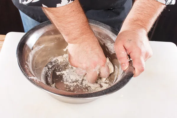 Chef iş başında — Stok fotoğraf