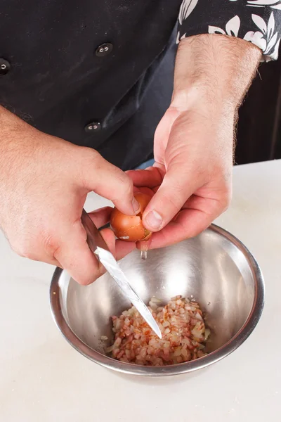 Chef iş başında — Stok fotoğraf