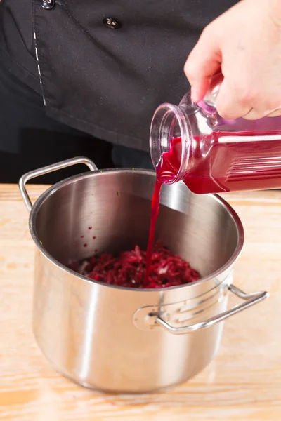 Chef at work — Stock Photo, Image