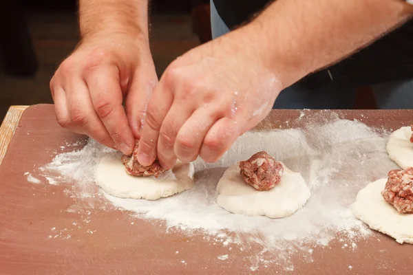 Chef at work — Stock Photo, Image