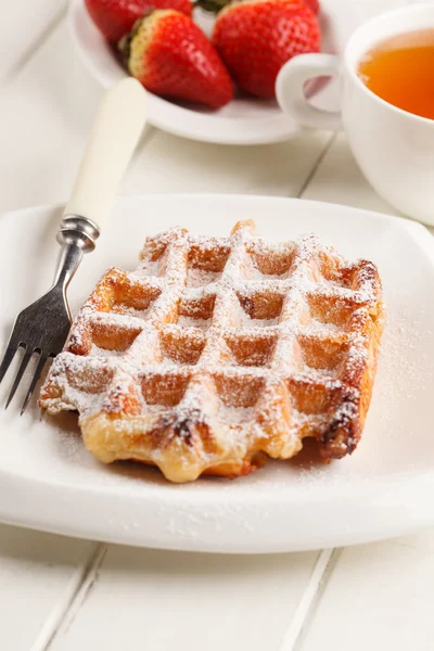Belgian waffles — Stock Photo, Image