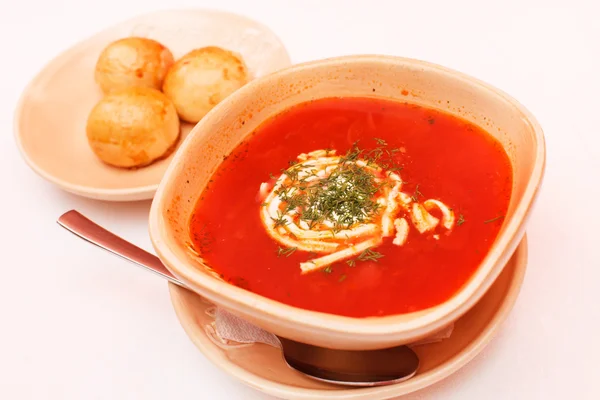 Borscht - soupe de betteraves — Photo