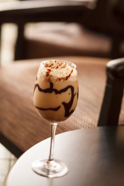 soğuk taze buz kadar yakın Çikolata kahve