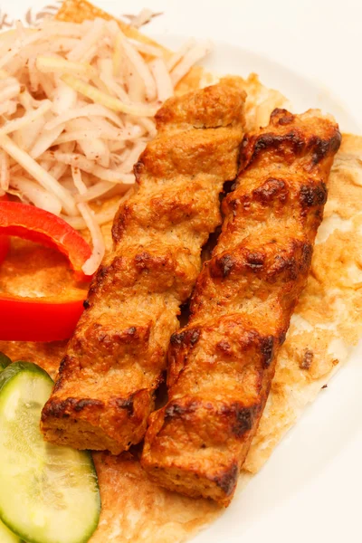 Kebab con verdure — Foto Stock