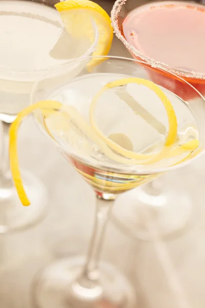 Colorful cocktails close up — Stock Photo, Image