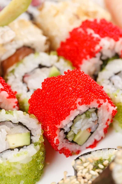 Sushi op het bord — Stockfoto