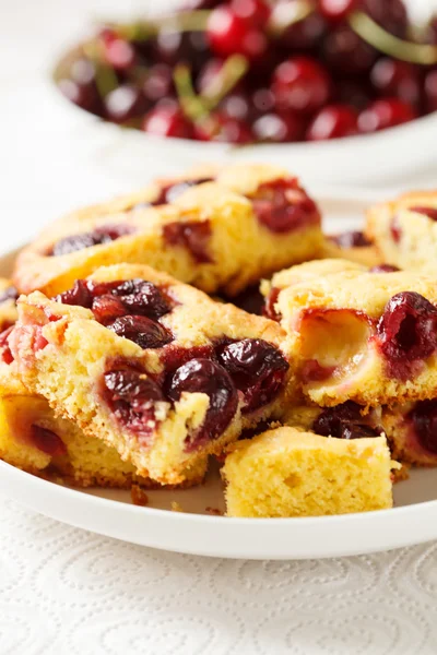 Torta di ciliegie — Foto Stock