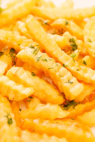 Gouden friet aardappelen — Stockfoto