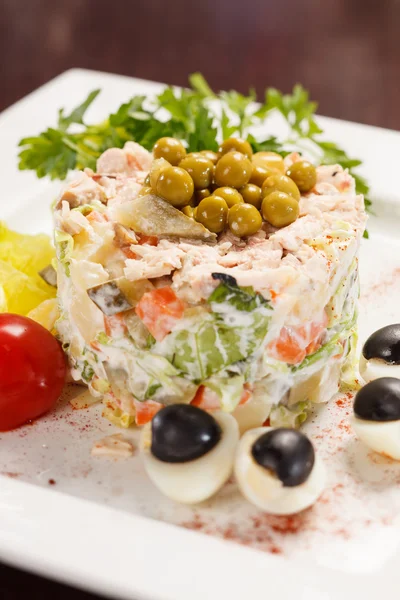 Russian salad — Stock Photo, Image