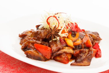 sebze ile sığır eti