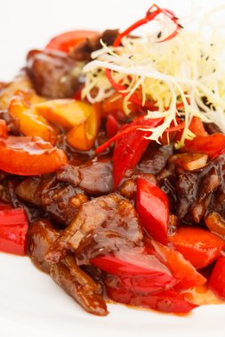 sebze ile sığır eti