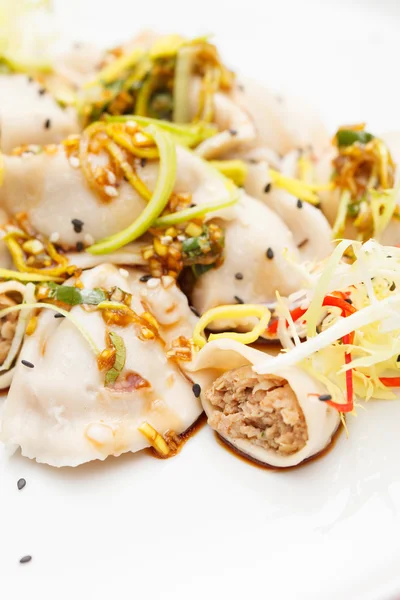 Chinese meat dumplings — Stock Photo, Image