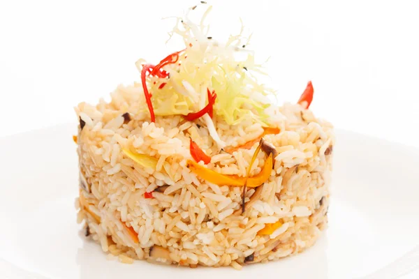 Fried Rice with Vegetables — Stock Photo, Image