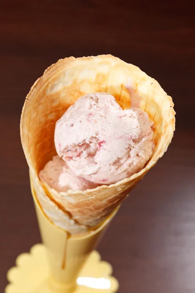 Helado de fresa — Foto de Stock