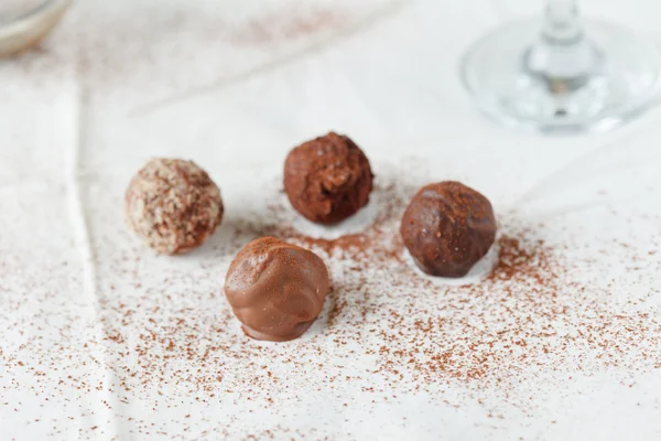 Truffes au chocolat — Photo