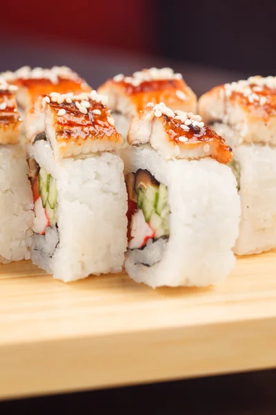 Sushi with eel — Stock Photo, Image