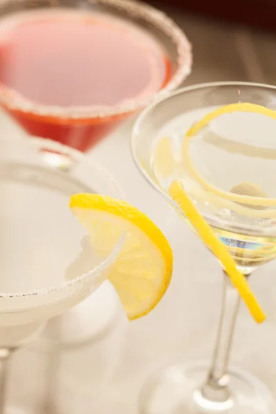 Colorful cocktails close up — Stock Photo, Image