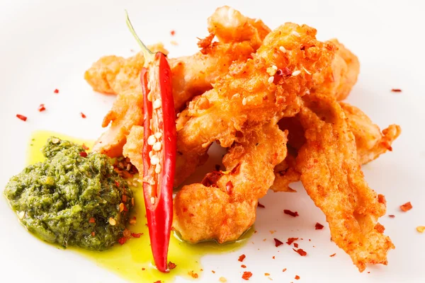 Tempura-Huhn — Stockfoto