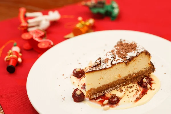 Bolo de queijo saboroso — Fotografia de Stock