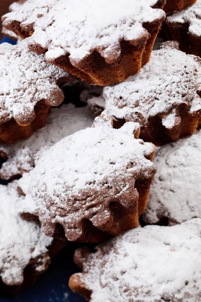 Kuchen mit Zuckerpulver — Stockfoto