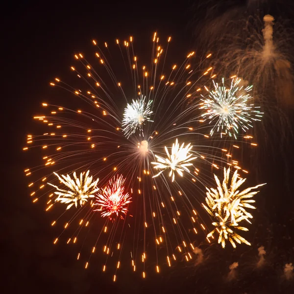 Fuegos artificiales de colores —  Fotos de Stock