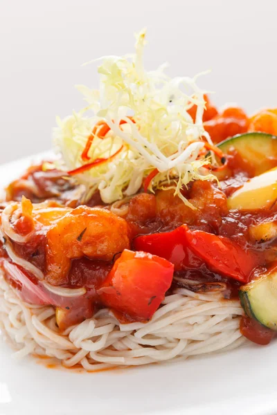 Läckra noodle — Stockfoto