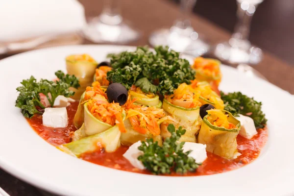Zucchini rolls — Stock Photo, Image
