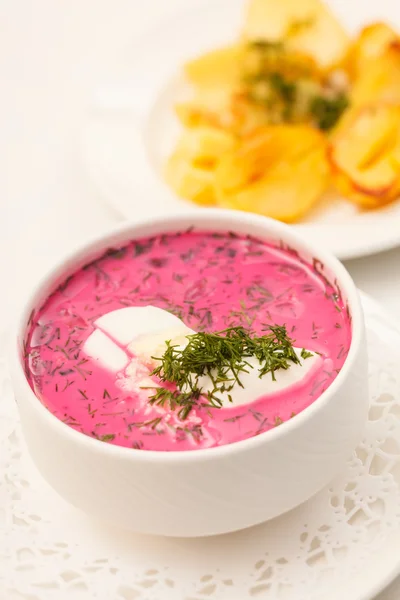 Borscht freddo — Foto Stock