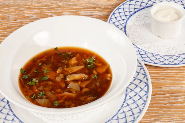 Fleischsuppe — Stockfoto