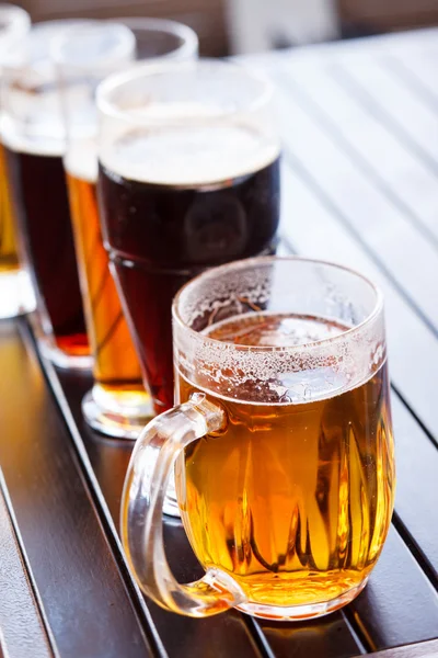 Different kinds of beer — Stock Photo, Image