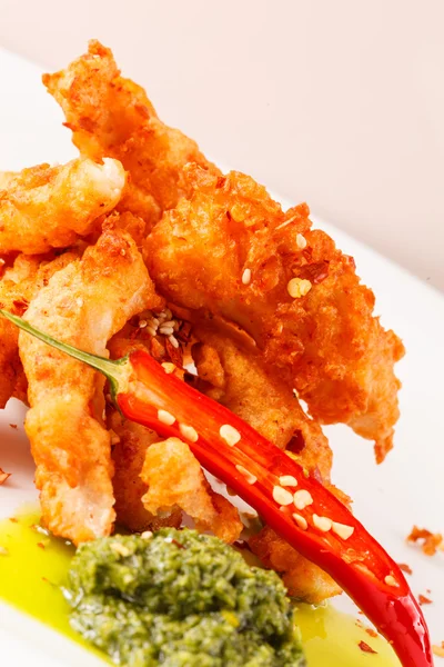 Tempura chicken — Stock Photo, Image