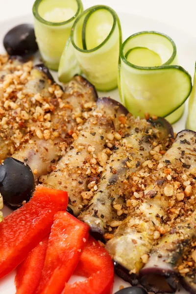 Eggplant rolls — Stock Photo, Image