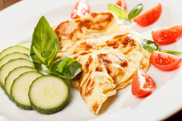 Omelette mit Gemüse — Stockfoto